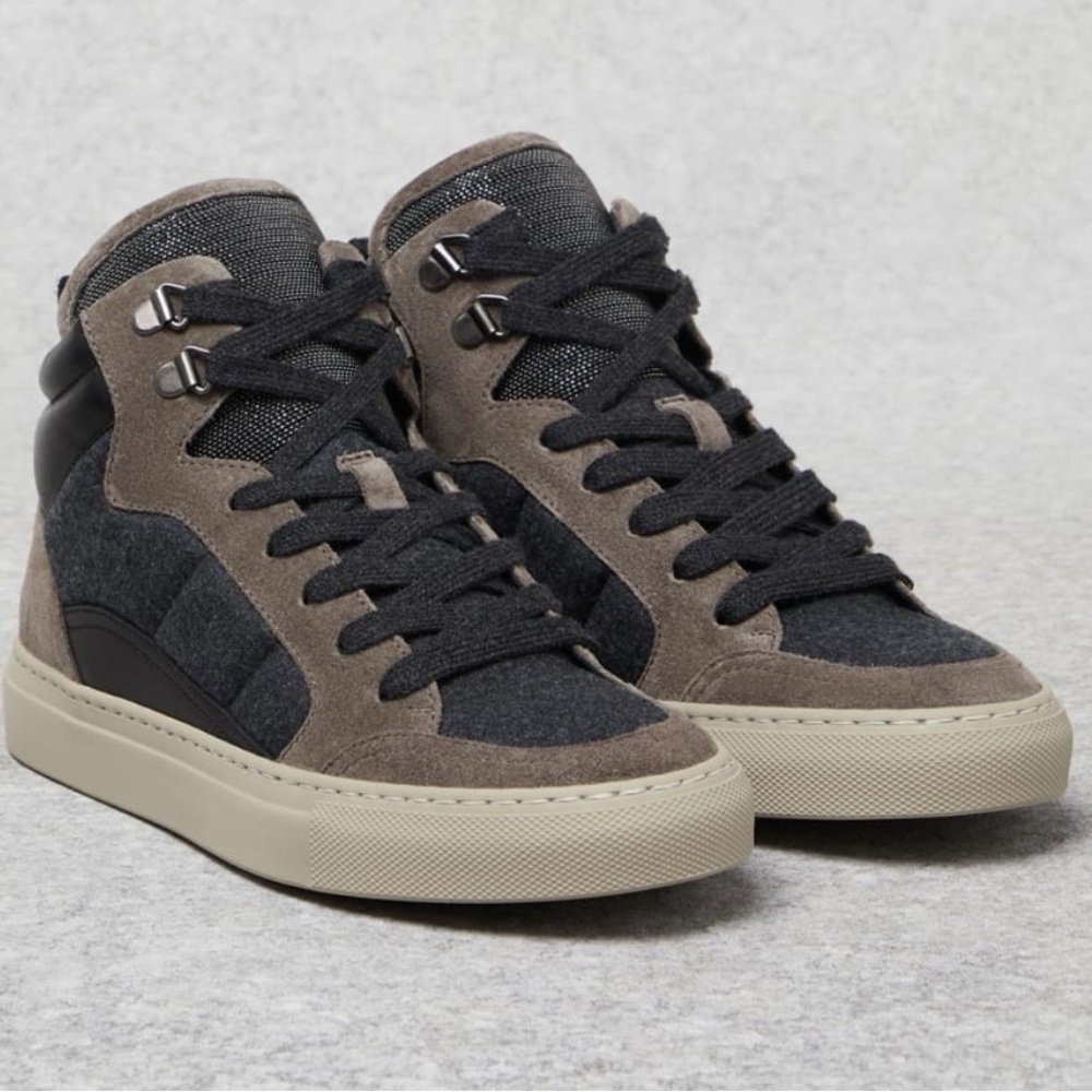 Never Worn Brunello Cucinelli Wool Sneakers